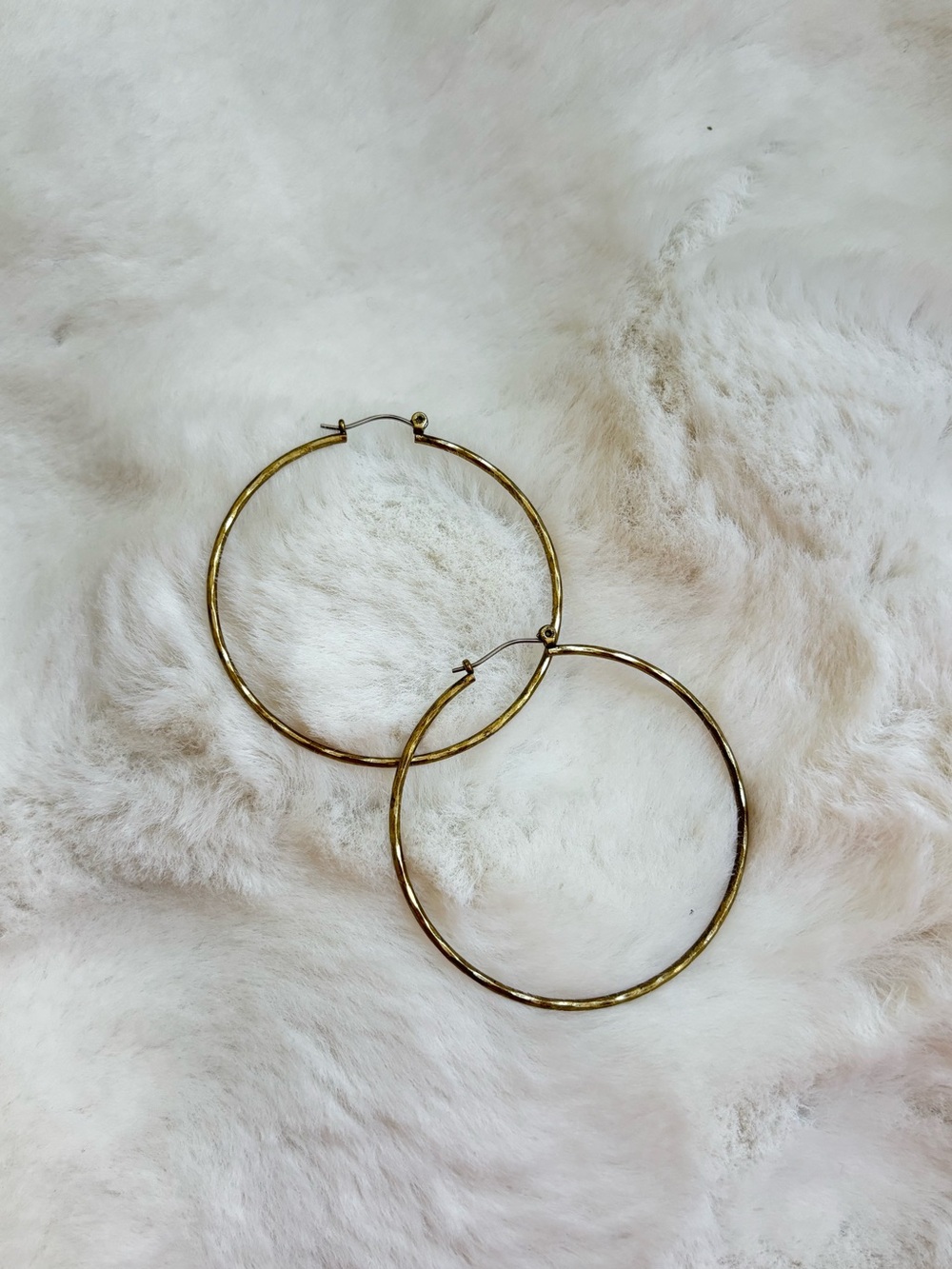 Lucky Brand Gold Hoop Earrings